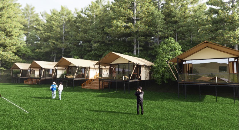 硬体墙韩式帐篷(天籁之居)